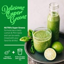 Organic Green Immunity Superfood Powder - Soothes Digestion, Boosts Healthy Vitality and Energy. Fast Acting Formula with Probiotics, Enzymes, Turmeric and Ashwagandha (30 Servings Lemon-Mint) 6
