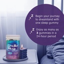 Livello Sleep Wild Berry Gummies - 60 Servings Natural Sleep Support with 5-HTP, Melatonin, and Vitamin B6 for Peaceful Night, Vegan & Gluten-Free 6