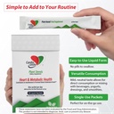 2000mg Plant Sterols Supports Healthy Cholesterol Levels with 1400mg beta-Sitosterol for Heart & Metabolic Health Support, 90 Day Supply in Single Use Liquid Packets 4