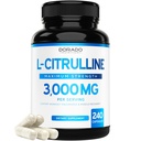 L Citrulline 3000mg Supplement (240 Capsules) Ondersteuning L Arginine & Nitric Oxid Pills - L-Citrulline for Men & Women - Muscle Recovery & Pump Supplement - 3rd Party Tested, Vegan, Non-GMO - USA Made