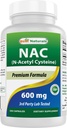 Best Naturals NAC - N Acetyl Cysteine 600 mg 250 Capsules - n Acetylcysteïne - Krachtige antioxidant