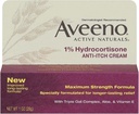 Aveeno maximale sterkte 1% Hydrocortison Anti-Itch Cream, 1 Oz, (verpakking van 24)