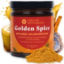 Golden Spice - Golden Milk w/Mushrooms, Erloom Turmeric Latte Spice Blend 
