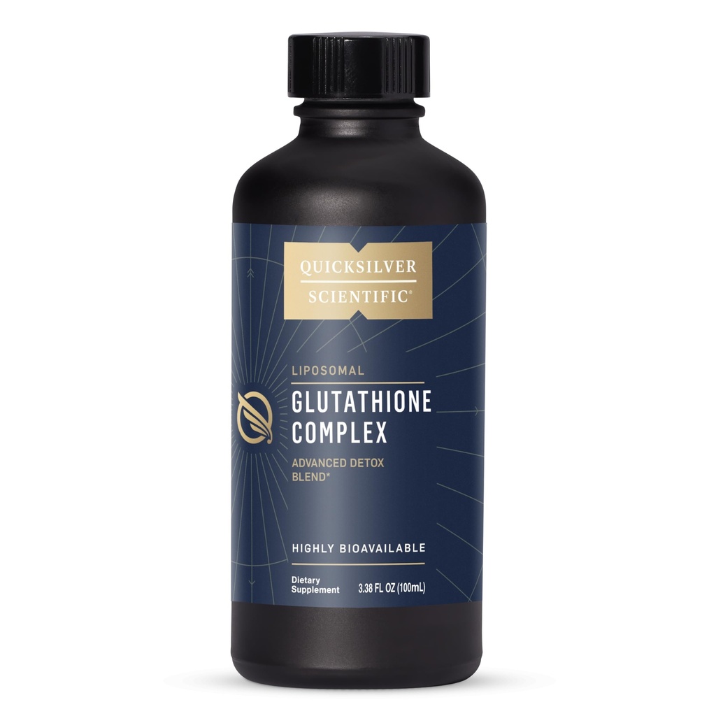 Quicksilver Scientific Glutathion Complex - Superior Absorptie Antioxidant Supplement met vloeibare Glutathion & Melkdistel - Vitamine B Complex - Supplement voor dagelijks gebruik (3.38 fl oz)