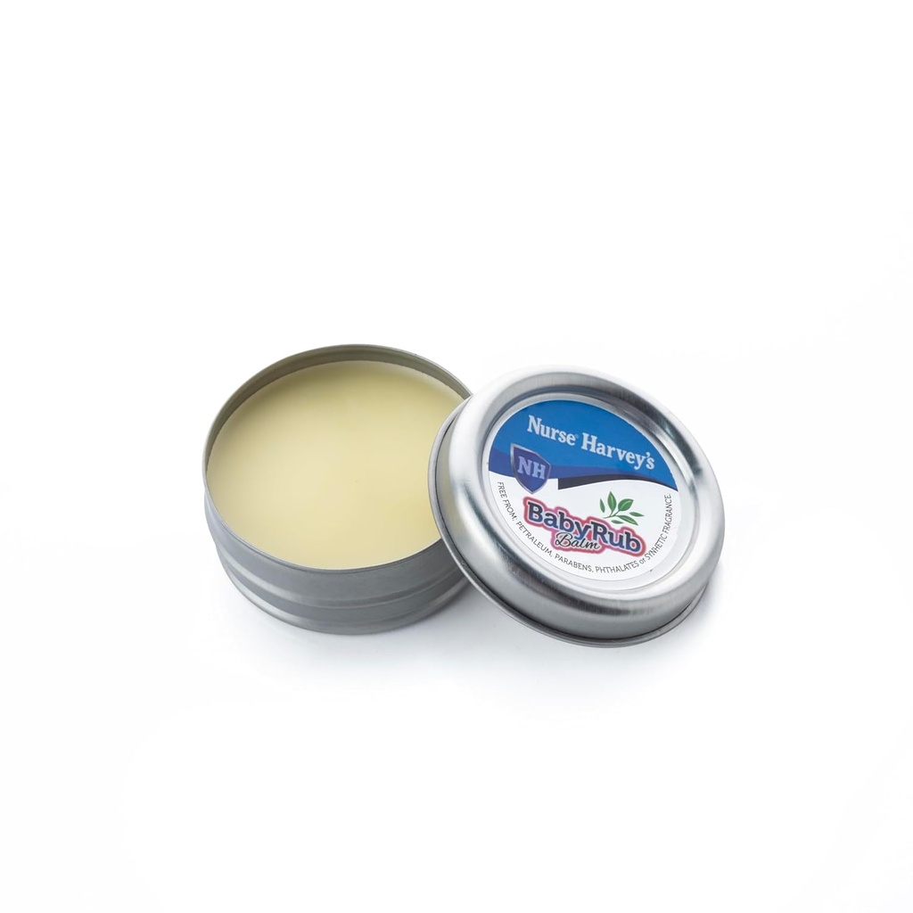 VERPLEEGKUNDIGE HARVEY'S BABY RUB BALM (Purely Natural Baby Chest Rub, 3 maand +, Soothes Hoesten & Stuffy Neusen) 0,7Fl Oz