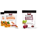Force Factor Better Kurkuma 120 Zachte Kauwen & Total Beets 60 Zachte Kauwen bundel voor gezamenlijke en hart gezondheid