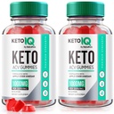 NutraRize (Pack of 2 Keto IQ Keto ACV Gummies, Formula for Advanced Weight Loss, Dietary Supplement, Gomitas Reviews (120 Gummies)