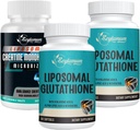 Liposomale Glutathion Softgels - 120 Softgels + Creatine Monohydraat Gemicroniseerd - 60 Tellingen