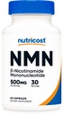 Nutricost NMN (Nicotinamide Mononucleotide) 500mg, 60 Capsules