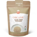 Biologische Aloë Vera Powder for Skin & Hair 4 oz. - Aloë Barbadensis - voedende gezicht masker voor natuurlijke schoonheid, USDA Certified Organic & Non-GMO