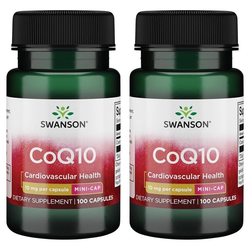 Swanson Coq10 - Mini Cap 10 mg 100 capsules (2 verpakkingen)