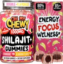 Pure Himalaya Shilajit Gummies - High Potency Gold Grade Resin - Energy Boost and Immune Support for Men and Women with Ashwagandha and Shatavari - 60 Gummy - Aardbei & Banana