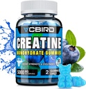 Creatine Monohydrate 5g Per Serving, No Sugar Creatine Supplements Support for Strength, Performance, Energy, Recovery, Gluten-Free Creatine for Women and Men, Blueberry Flavor (30 Gummies108)