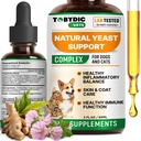 Natuurlijke katten en hondengistinfectie verlichting - jeukende huid en oorbehandeling - vermindert irritatie en beleeft jeuk en Allergie - kruidengeneeskunde druppels supplement - Made in USA