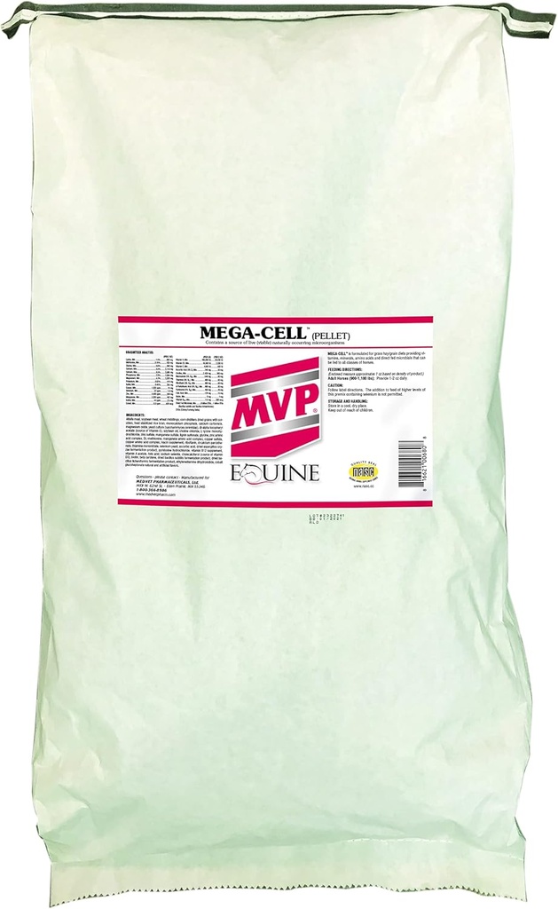 Mega-Cell (50lb zak) Balanced Vitamine & Mineraal Ondersteuning voor Paarden
