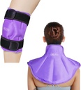 REVIX Knie Ice Pack voor verwondingen Herbruikbare en grote nek schouder Ice Pack Wrap voor bovenste rug pijnverlichting