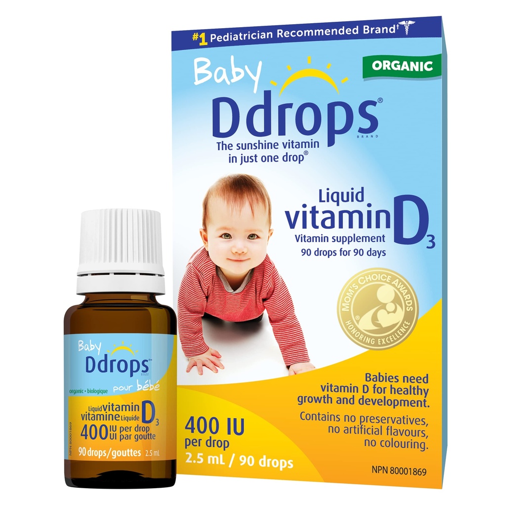 D Drops Baby Liquid Vitamin D (90 druppels)