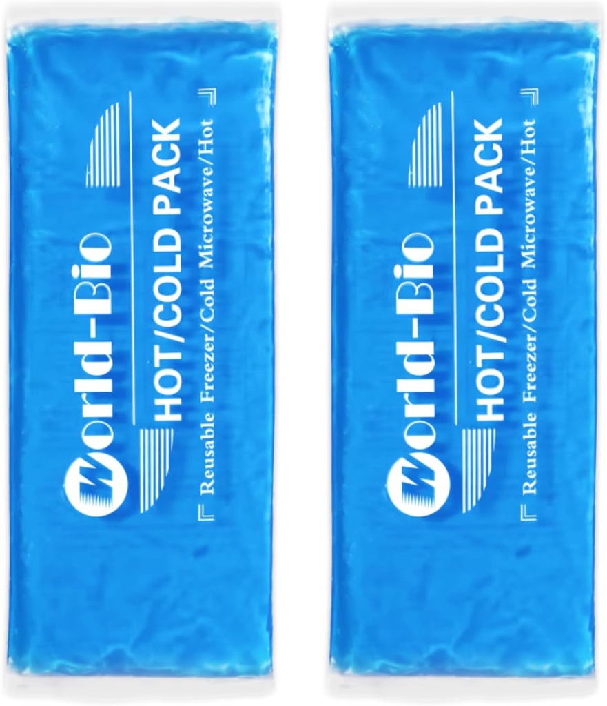 Gel Soft Flexibele Ice Packs voor Verwondingen Herbruikbaar, 2Pack-12" X 4.7", Vriezer Koude Pack, Hete Koude Compress Koelende Gel Pad voor Neck, Enkel, Knie, Been, Schouder, Elleboog, Pols, Voeten Schade Pijn Verlichting