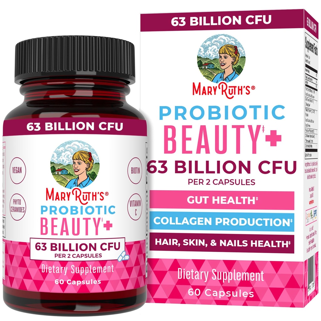MaryRuth Organics Probiotic Beauty Capsules 