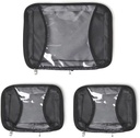 Baggallini Compression Cube 3-delige set - Lichtgewicht Compression Packing Cubes for Travel