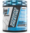 BPI Sport Micronized Creatine - Verhoog de sterkte - Verminder de vermoeidheid - Lean Muscle Building - 100% Pure Creatine - Betere absorptie - Ondersteunt spiergroei - Ongearomatiseerd - 60 porties - 10,58 Ounce
