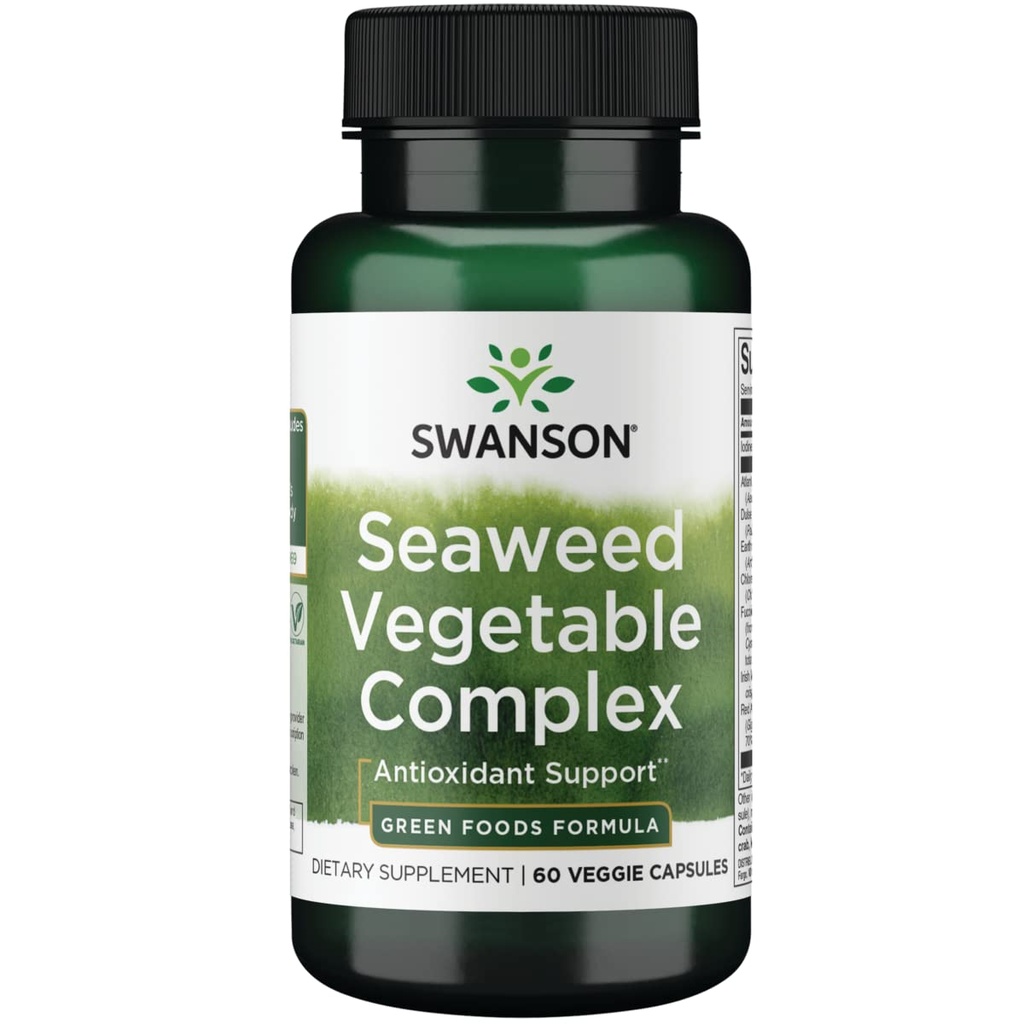 Swanson GRN Zeewier Plantaardige CMPLX 60VEG CP