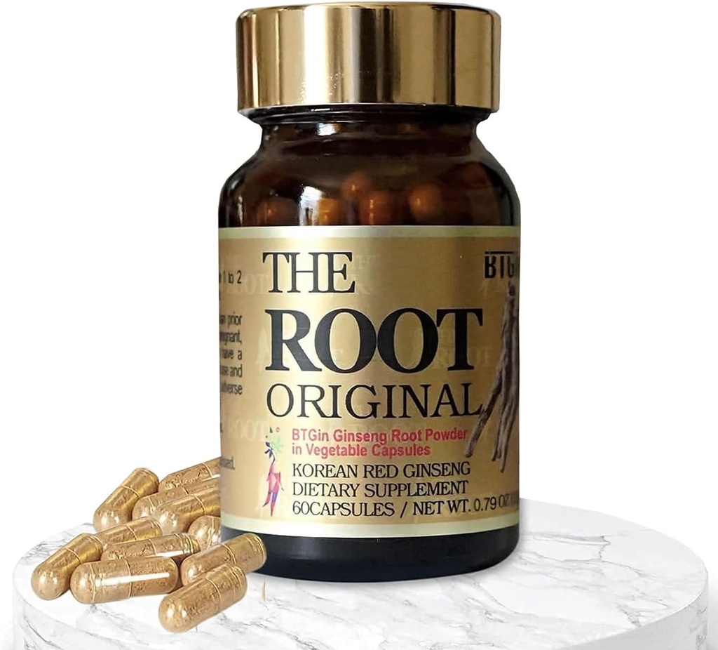 Koreaanse Rode Ginseng Capsules, Natuurlijke Energie Supplementen De Root origineel verrijkt met Pure Ginsenosides Rg3 Premium Ginseng Supplement