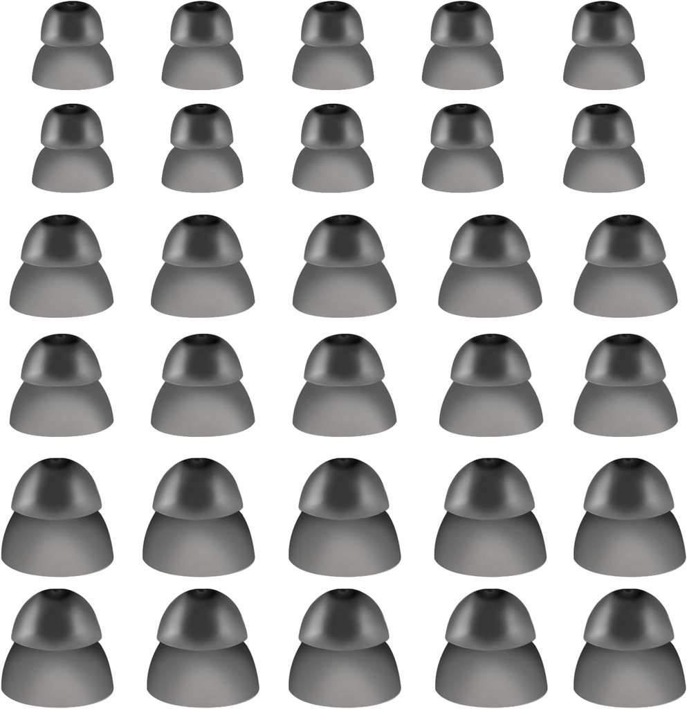 30 stuks Siliconen Hoorhulp Domes Hoorhulp Oor Domes Hoorhulp Power Domes Oortips voor Resound Sure Fit Style RIC RITE en Open Fit BTE Hoorversterker(Grote, middelgrote, kleine)