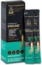Immune, Korean Red Ginseng Extract met vlierbes vloeibare sticks, Immunity Support, bloedcirculatie Booster, natuurlijke energie supplement, 6 jaar oude Aziatische Panax Ginseng, 10 Tellen