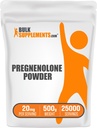 BulkSupplements.com Pregnenolone Poeder - Voedingssupplement, Pregnenolone 20mg - Pure & Glutenvrij, 20mg per portie, 500g (1.1 lbs) (verpakking van 1)