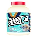 GHOST Wei Proteïnepoeder, Cinnabon - 5LB, 25G eiwit - Kaneelrol Gearomatiseerde isolaat, concentraat en gehydrolyseerde Wei Proteïne Blend - Post Workout Shakes - Soja & Glutenvrij