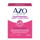 AZO Dual Protection, Urinaire + Vaginale Ondersteuning, Prebiotica en Probiotica voor vrouwen*, begint te werken binnen 24 uur, Non-GMO, 30 Tellen