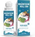 Magnesium Lotion voor kinderen, Magnesium Roll on for Sleep & Calm - Help kinderen Kalmeren en slapen, Topical Magnesium Cream - Steun een evenwichtige stemming, Bedtime & Night
