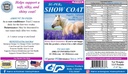 SU-PER Show jas supplement voor paarden - Ondersteunt zachte, zijdeachtige en glanzende jas - snellere Mane en staart groei - Aminozuren, B-complex vitamines en mineralen - 12,5 pond, 3 maanden levering