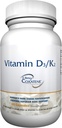 ZYCAL Vitamine D3/K2 Supplement (60 capsules), Verbeter uw bot en Joint Health, Superior Bone Support, Bevorder gezonde functie, Boost uw immuunsysteem, Non-GMO, Glutenvrije