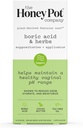 The Honey Pot Company 7 Day Boric Acid & Herbs Suppositories - Handhaaft en balanceert gezonde vaginale pH, Manages Odor, Hydrates, & Moisturizes - Gynecoloog Getest