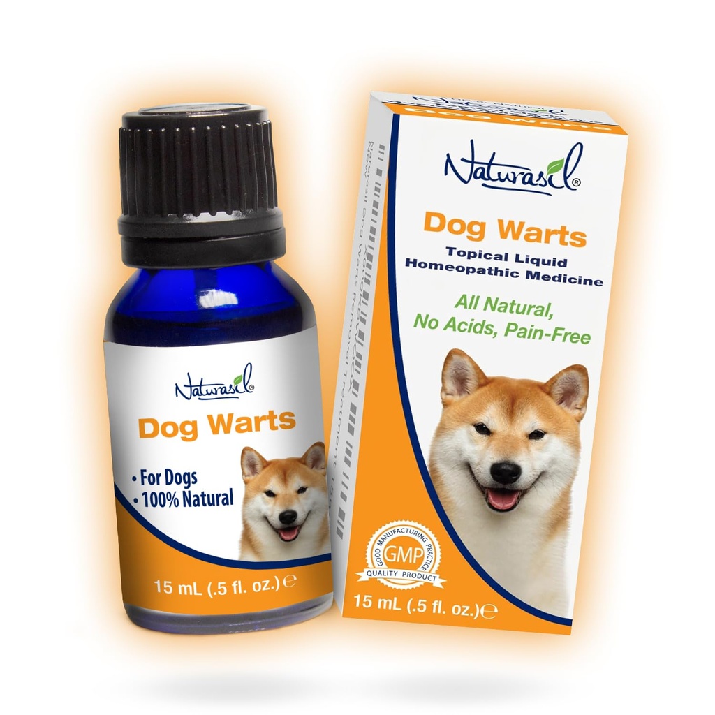 All-Natural Hond Wratten Verwijderaar door Naturasil Puur Thuja & Plant Uittreksels voor Topische Wratten & Skin Vlaamse Verwijderaar op Huisdieren 