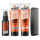 Wild Willies Beard Care Kit, Biotin versterkte Shampoo en Conditioner met Cafeïne, twee 4-Oz flessen, bevordert gezonde baardgroei