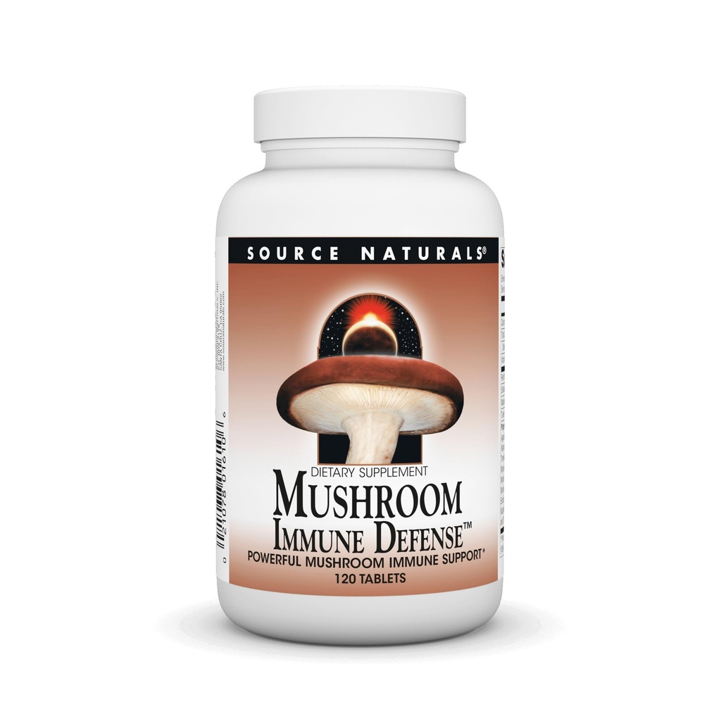 Bron Naturals Mushroom Immune Defense, 120 Tablets