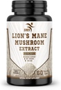 Lion's Mane Pillen Paddenstoel Cognitie Capsules (60 Veggie Capsules) 30% Polysacchariden- Lions Mane Extract Capsules 