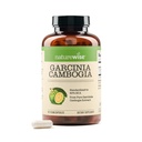 Naturewise Garcinia Cambogia - 60% HCA Concentratie Extract, Natuurlijke ondersteuning voor Weight Goals en Energieniveaus - Veganistisch, Non-GMO, Glutenvrij - 180 Capsules [51]