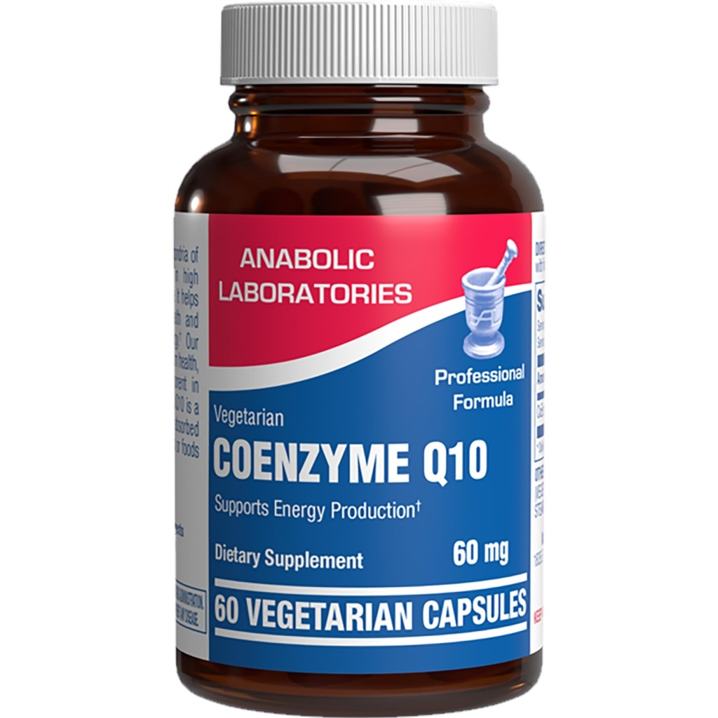 Hoge Absorptie CoQ10 Supplement - Klinische Formule Co-enzym Q10 60 mg voor Skin Heart Energy Antioxidant en Hersenondersteuning - Gemakkelijk doorslikken - Made in The USA in cGMP Facilities - 60 Servings