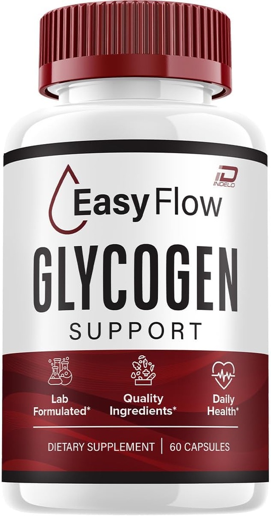 Easy Flow Capsules - Easy Flow Advanced Supplement, Easy Flow All Natural Formula to Maintain Healthy Levels, Flow Easy Maximale sterkte, (1 Pack - 60 Capsules)