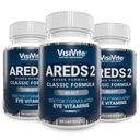 AREDS 2 Select Eye Vitamins for Macular Support - Vitaminen voor ogen met Zeaxanthine Plus Lutein Macular Supplement - Premium Macular Health Formula - Eye Supplements - 60 Capsules - (Pack of 3)