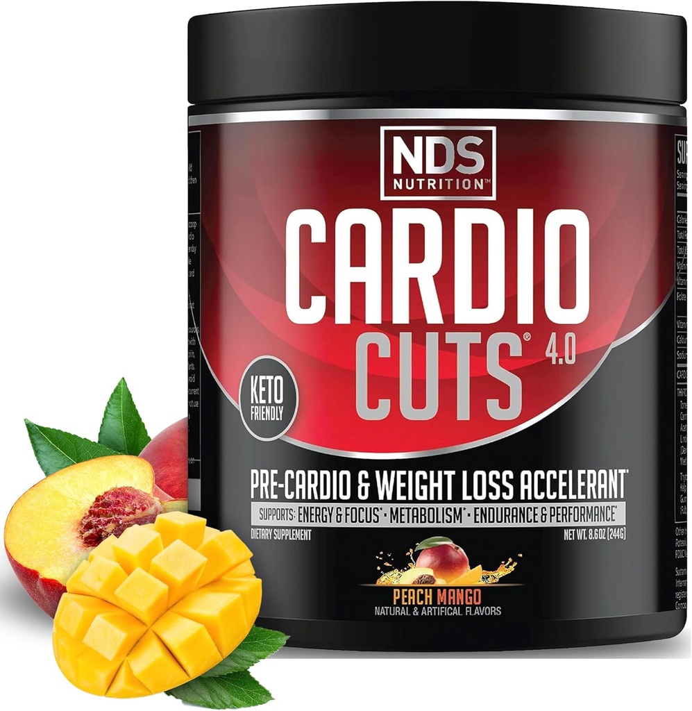 NDS Nutrition Cardio Cuts 4.0 - Peach Mango,20 porties (verpakking van 1)