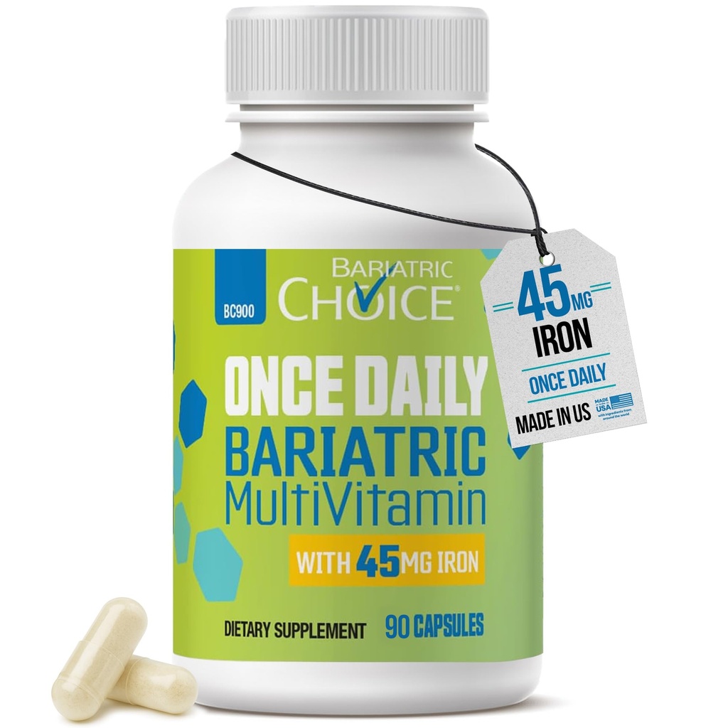 Bariatric Choice Once-Daily Bariatric Multivitamine met 45 mg ijzer 