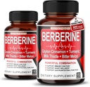 Berberine Supplement - Verbeterd met Ceylon Cinnamon, Kurkuma, Melkdistel, Bittermeloen voor digestie, Immuniteit en Gewichtsbeheer Ondersteuning (150 Tel (pakket 2))