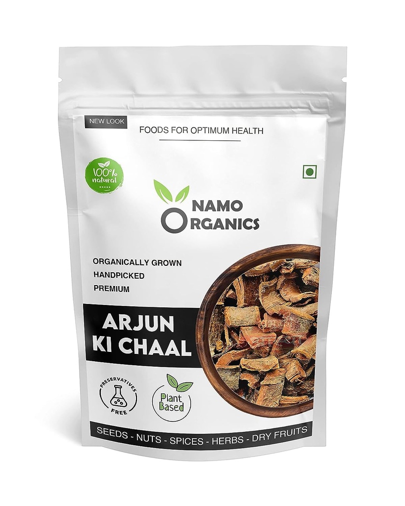 Nutranix TNA -Organische Arjun ki Chaal - 400 Gm gedroogd- Arjuna Boomschors - Rauwe Ondergang Bad Cholesterol