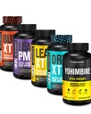 Ge Jacked Factory Thermogenic Fat Burner Weight Loss Supplement - Burn-XT Thermogenic en Lean PM Nachtelijk gewichtsverlies Slaaphulp - Lean-XT Cafeine-Free Fat Burner, Yohimbine Capsules, Dry XT Diuretic