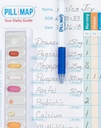 Visuele gids voor het vullen van medicijnen, supplementen, en vitamine Organisators, Management Tool voor het herstellen van pillen dozen, containers